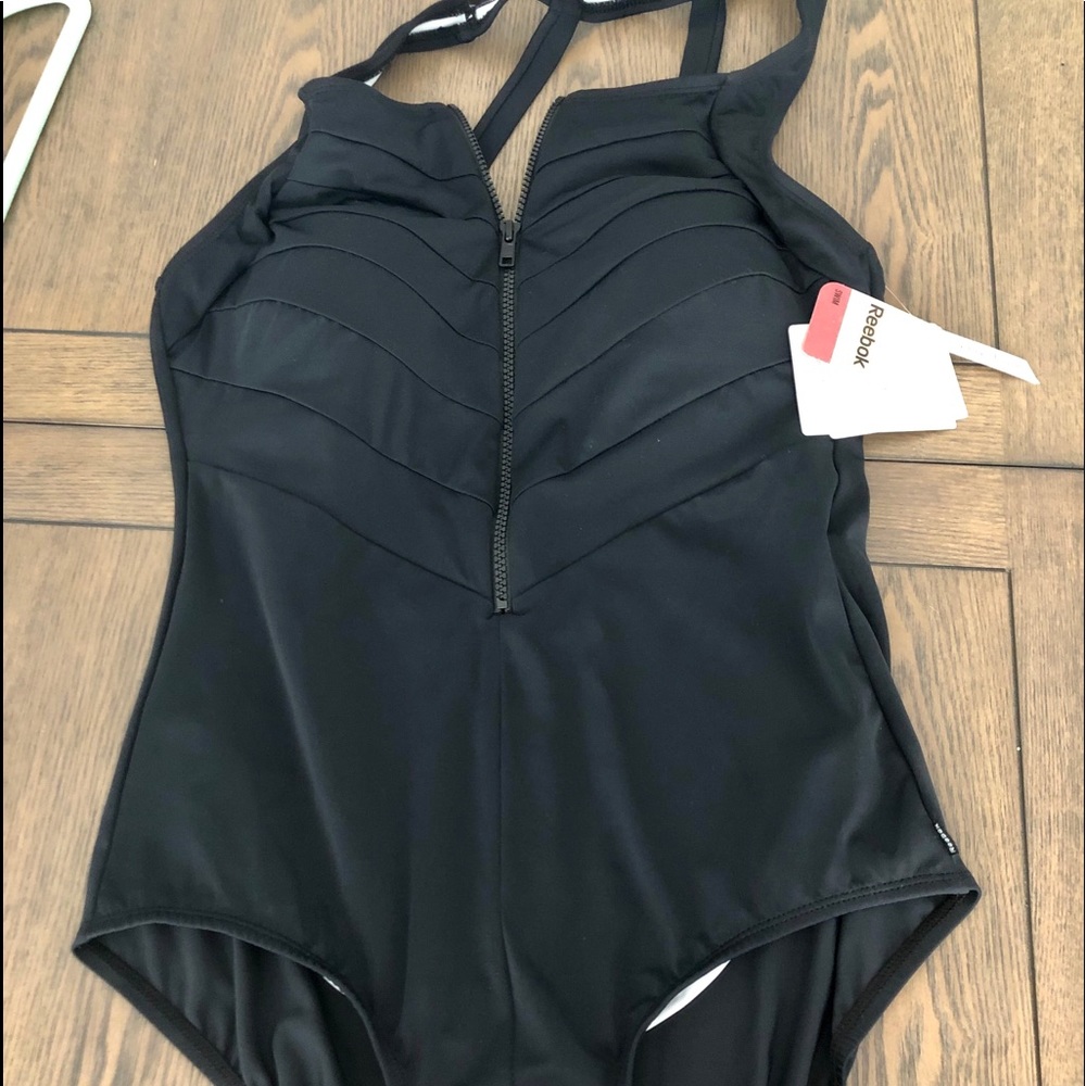 NWT black Reebok bathing suit